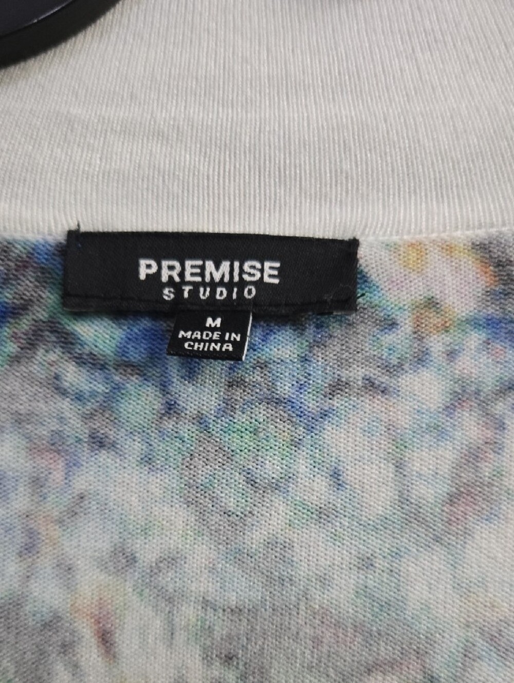 NWOT Premise Multicolored Floral Open-Front Shrug - Green Blue Yellow Red - Picture 2 of 7